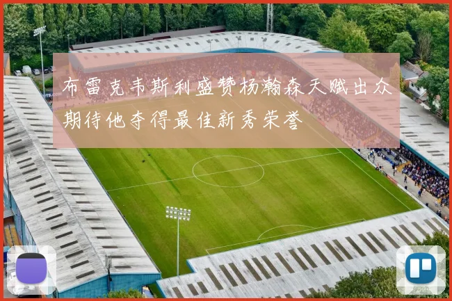 布雷克韦斯利盛赞杨瀚森天赋出众期待他夺得最佳新秀荣誉